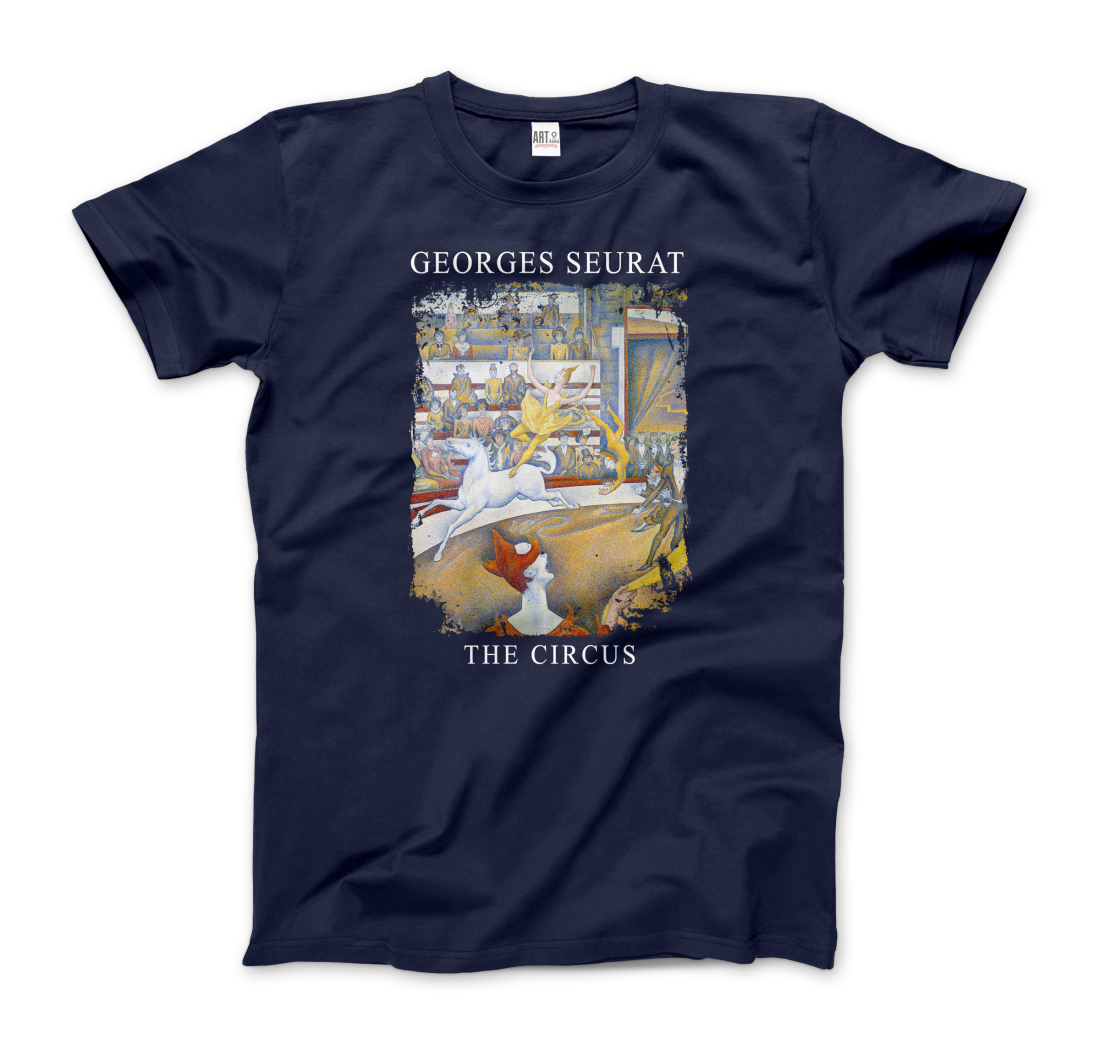 georges seurat - the circus artwork t-shirt