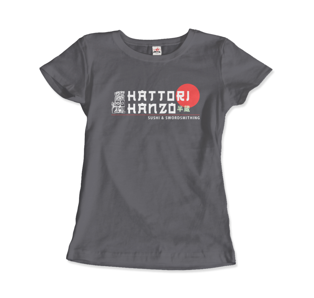 hattori hanzo, sushi and swordsmithing from kill bill t-shirt