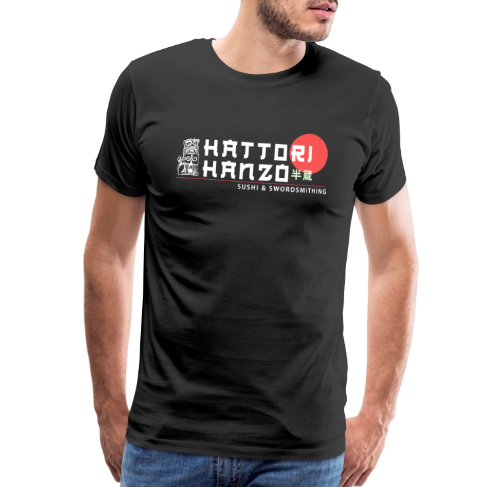 hattori hanzo, sushi and swordsmithing from kill bill t-shirt