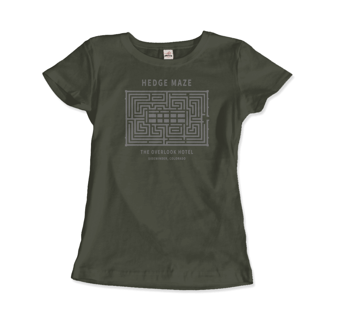 hedge maze, the overlook hotel - the shining movie t-shirt