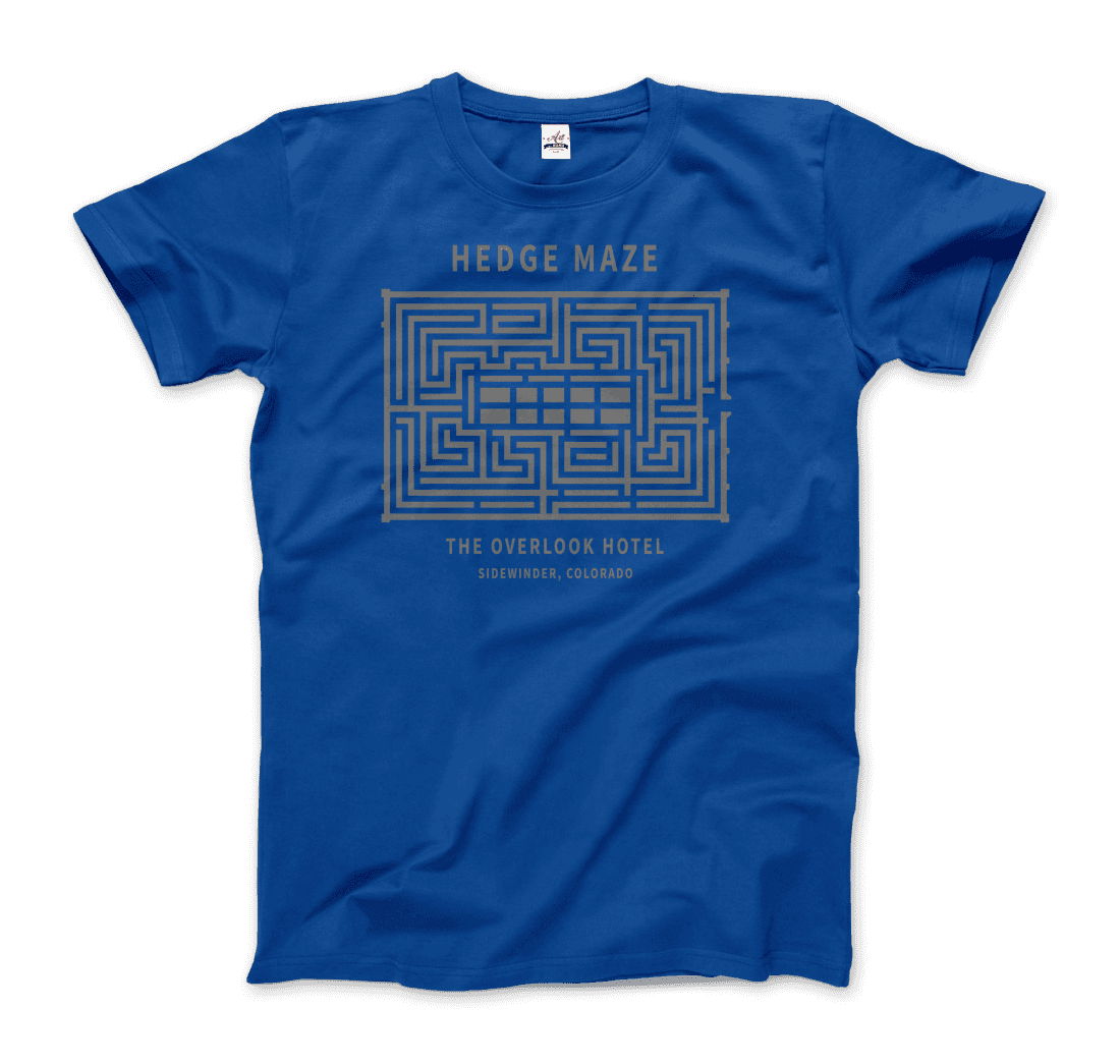 hedge maze, the overlook hotel - the shining movie t-shirt