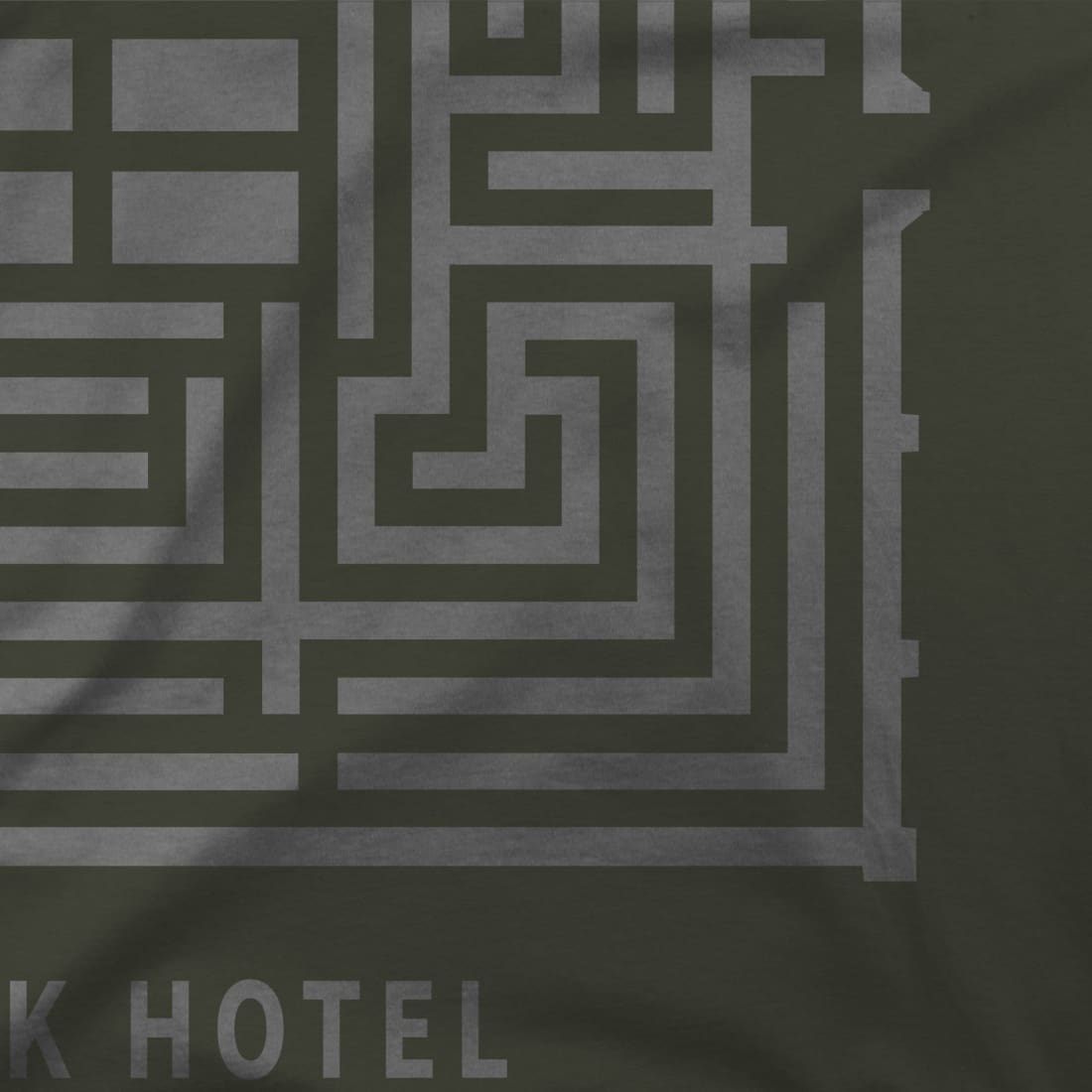 hedge maze, the overlook hotel - the shining movie t-shirt