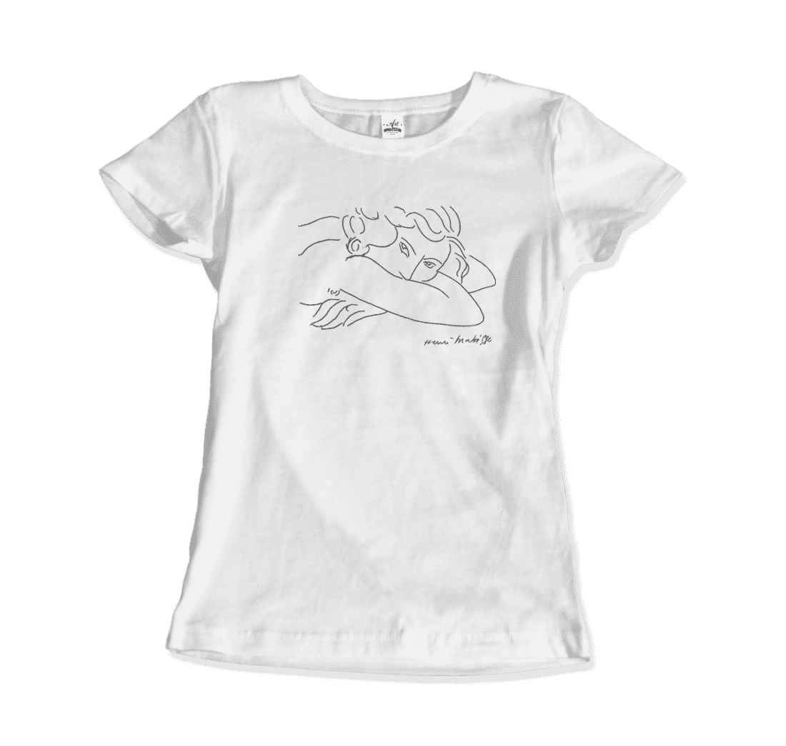 henri matisse young woman with face buried in arms artwork t-shirt