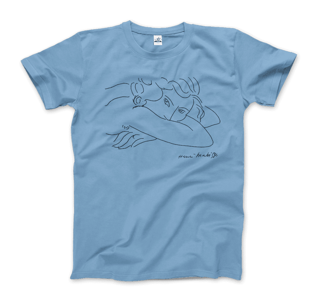 henri matisse young woman with face buried in arms artwork t-shirt