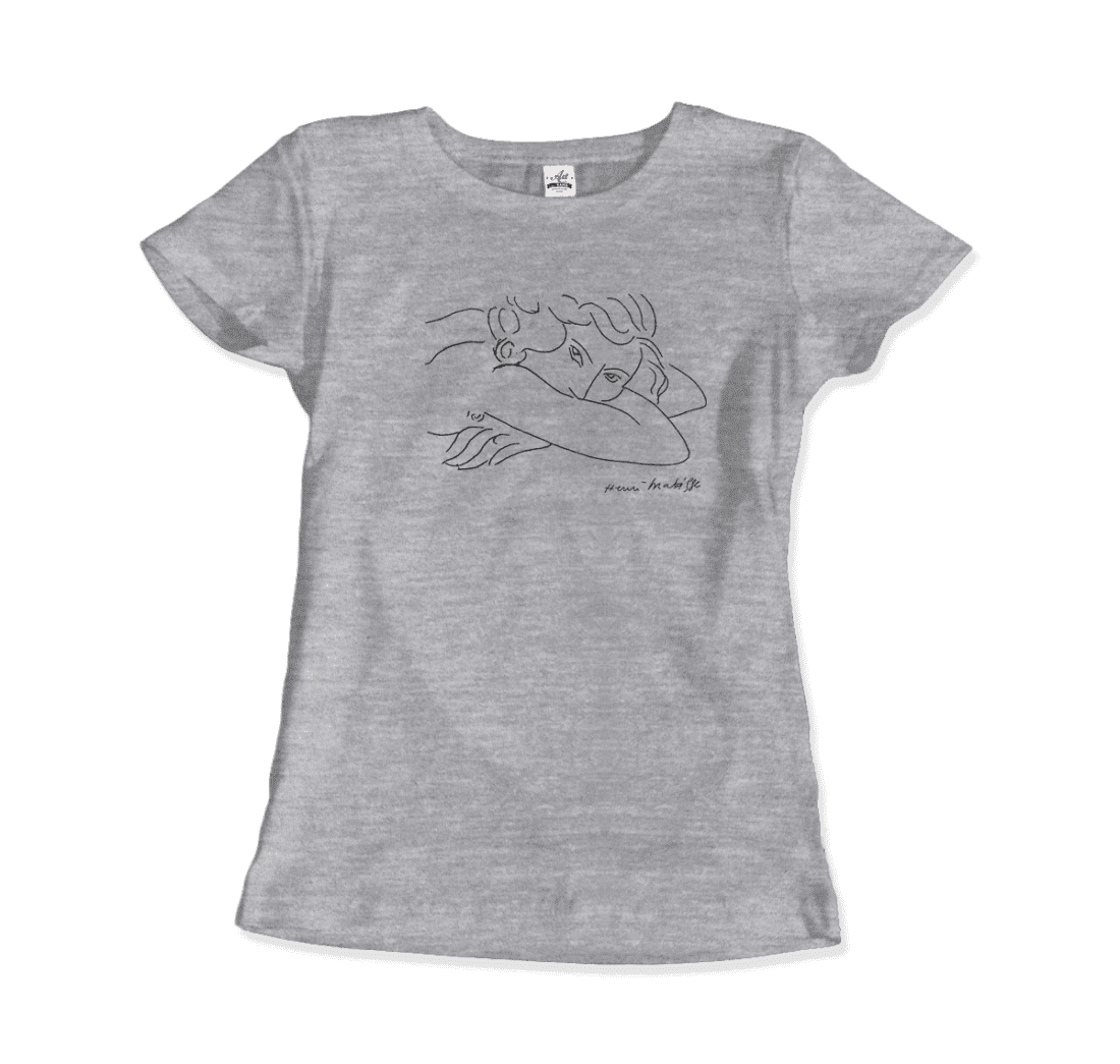 henri matisse young woman with face buried in arms artwork t-shirt