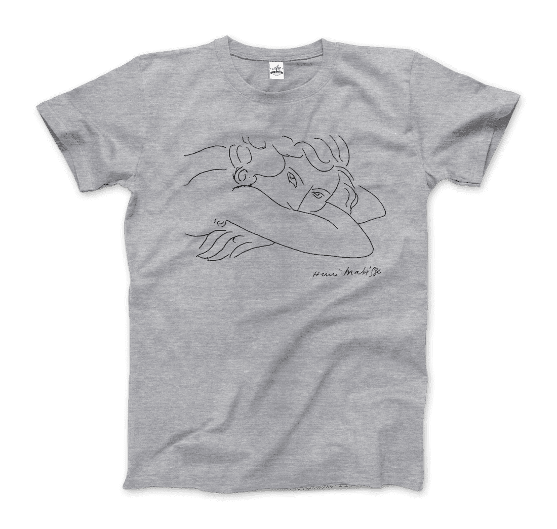 henri matisse young woman with face buried in arms artwork t-shirt