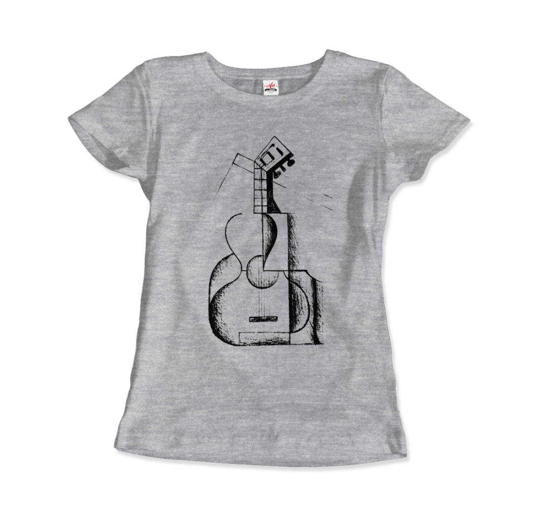 juan gris the guitar 1912 artwork t-shirt