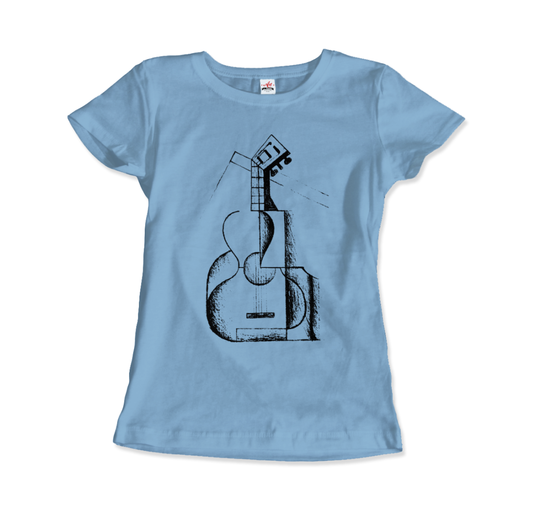 juan gris the guitar 1912 artwork t-shirt