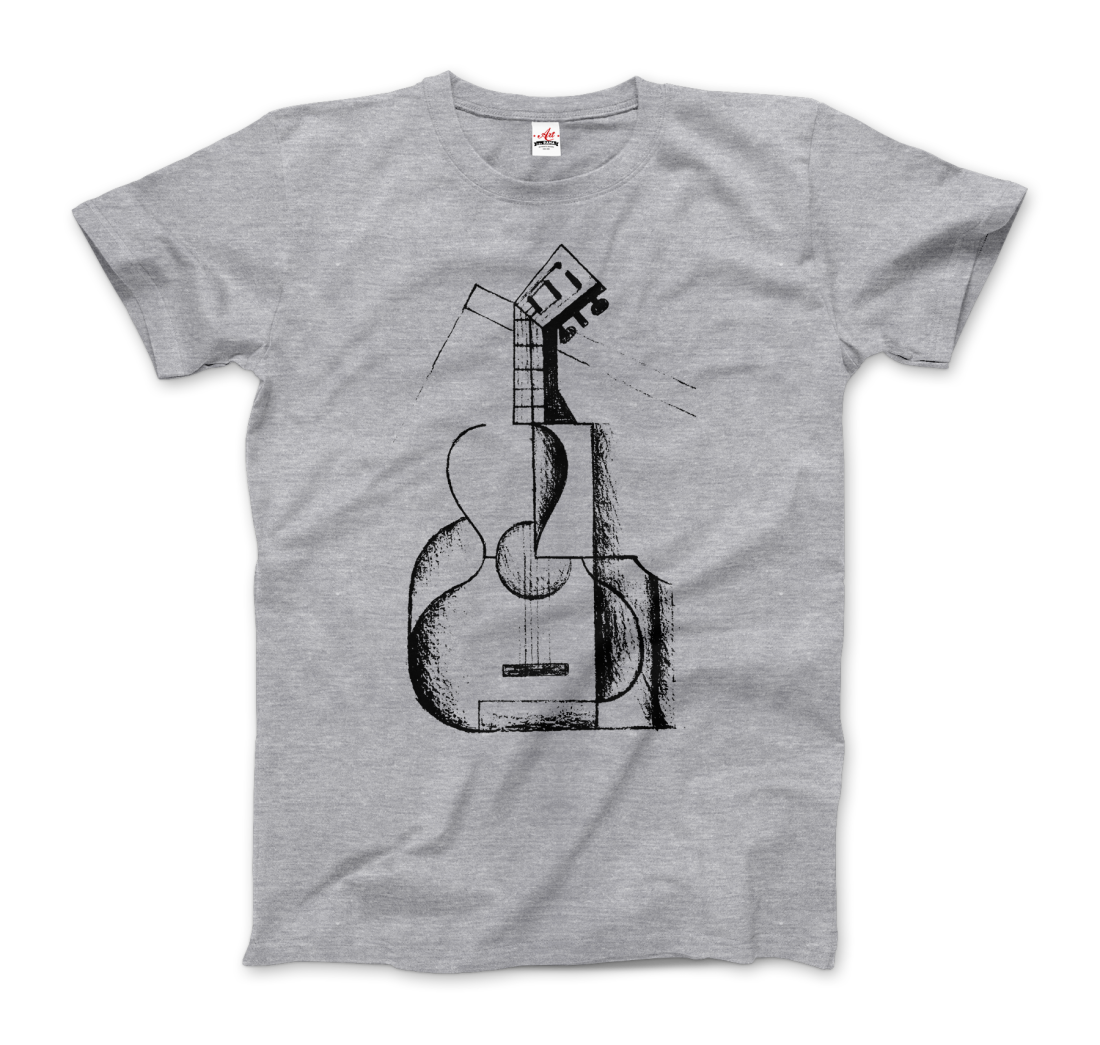 juan gris the guitar 1912 artwork t-shirt