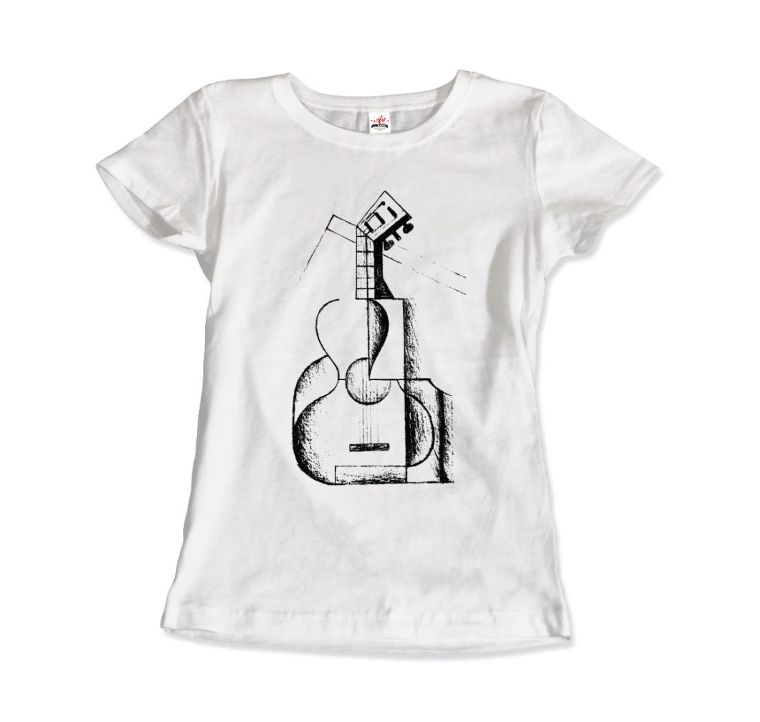 juan gris the guitar 1912 artwork t-shirt