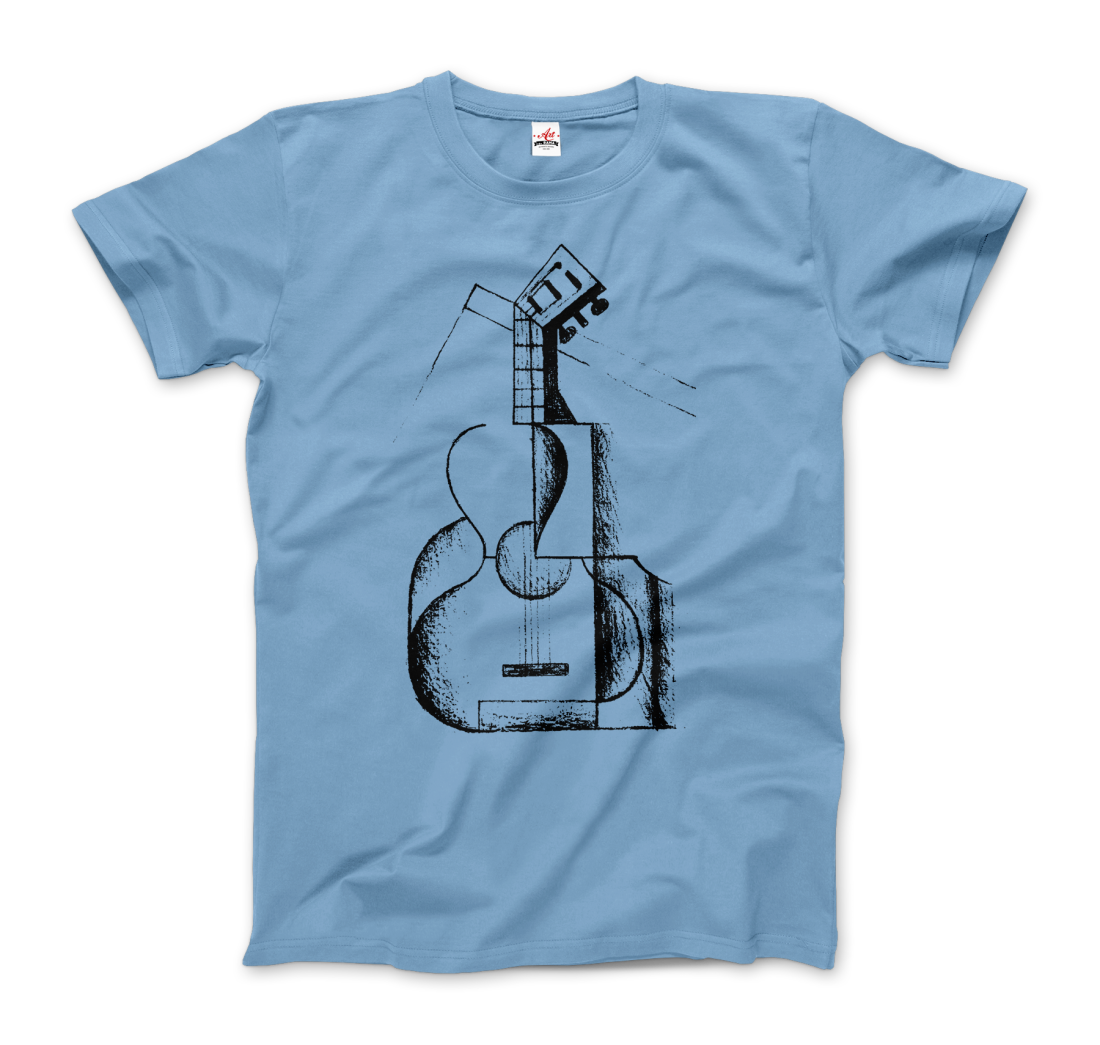 juan gris the guitar 1912 artwork t-shirt