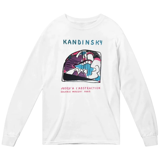 Kandinsky - Jusqu'a l'abstraction 1960 Artwork Long Sleeve Shirt