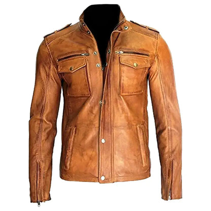 Mens Vintage American Leather Jacket
