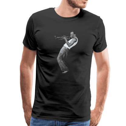 Miles Davis Playing his Trumpet Artwork T-Shirt
