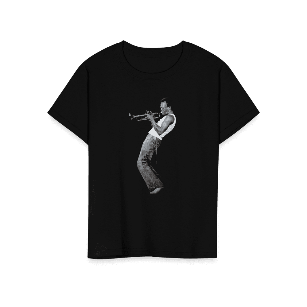 Miles Davis Playing his Trumpet Artwork T-Shirt