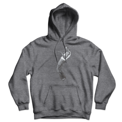 Miles Davis Playing his Trumpet Artwork Unisex Hoodie