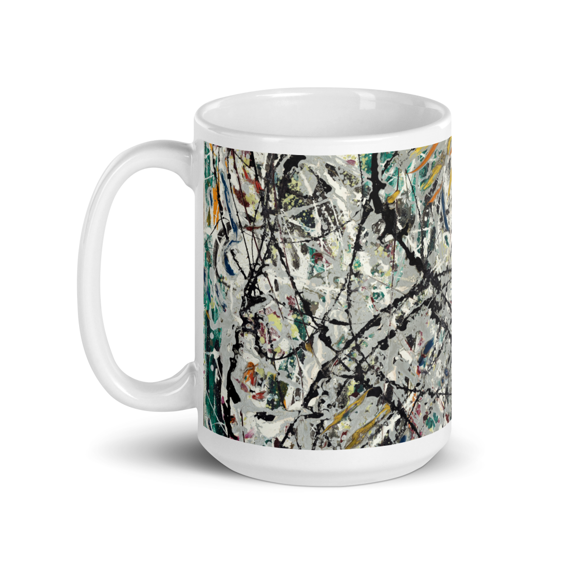 pollock - watery paths 1947 artwork mug