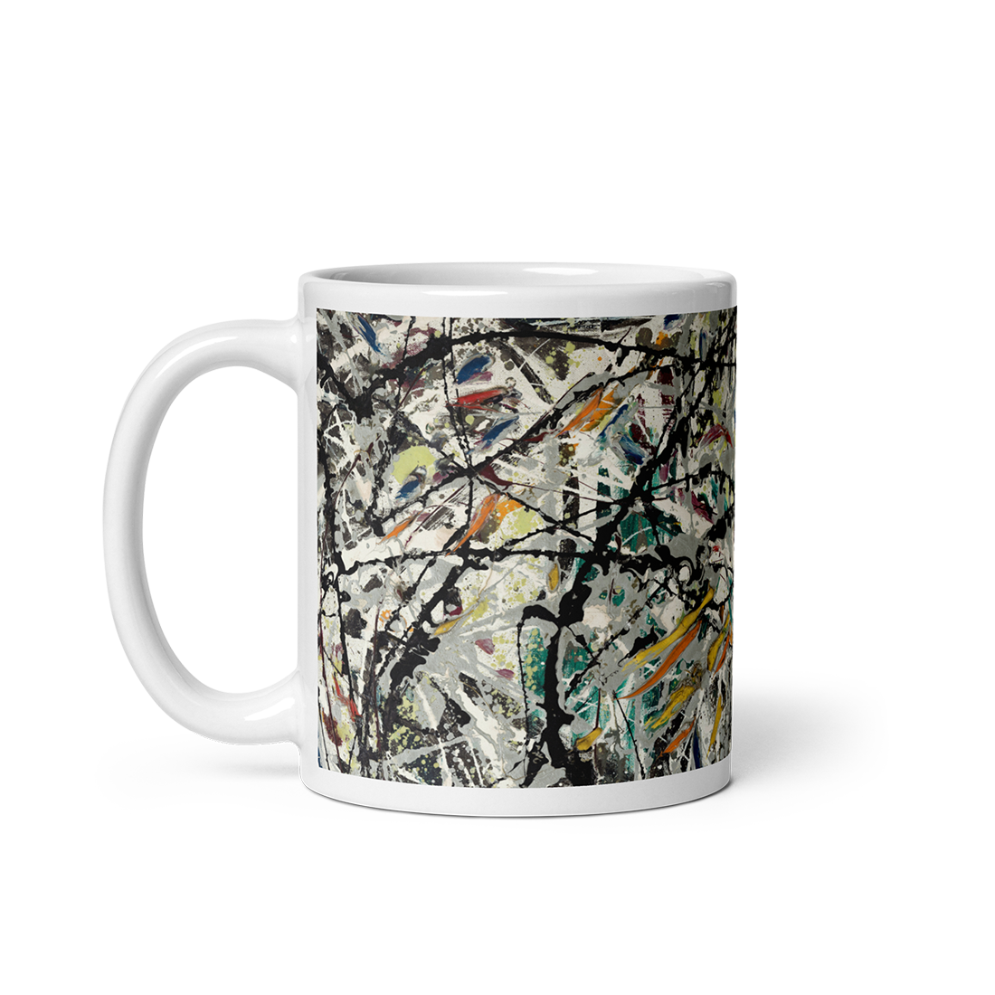 pollock - watery paths 1947 artwork mug