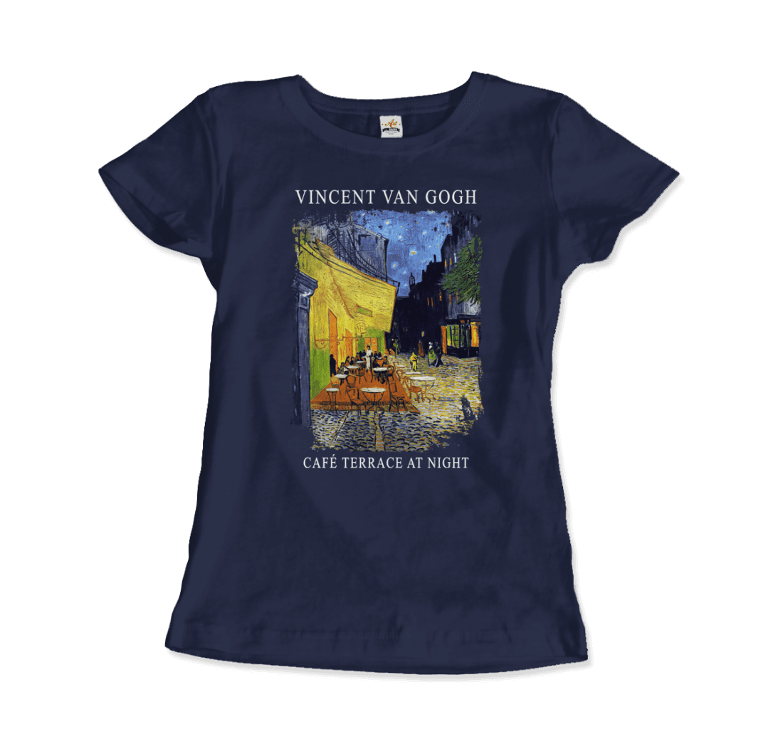 t-shirt vincent van gogh - terrasse de café la nuit, 1888