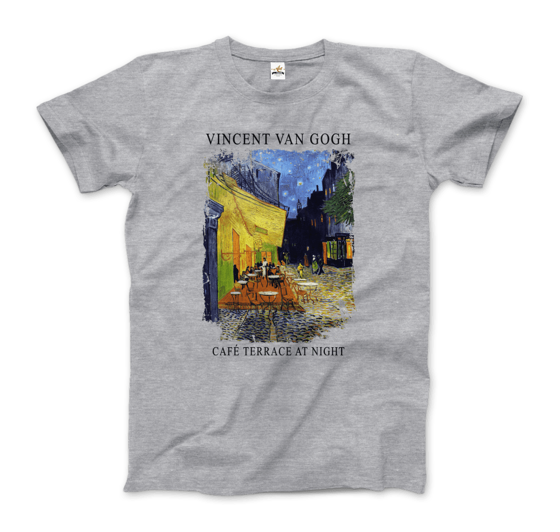 t-shirt vincent van gogh - terrasse de café la nuit, 1888