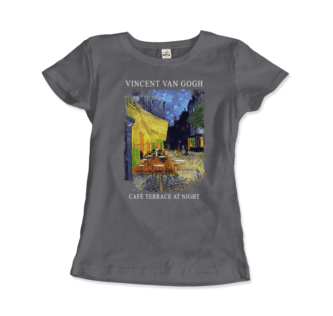 t-shirt vincent van gogh - terrasse de café la nuit, 1888