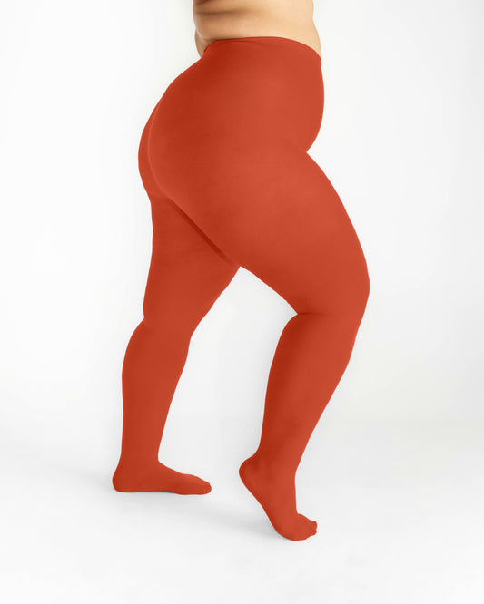 Nylon Spandex Tights 60 Denier - Rust